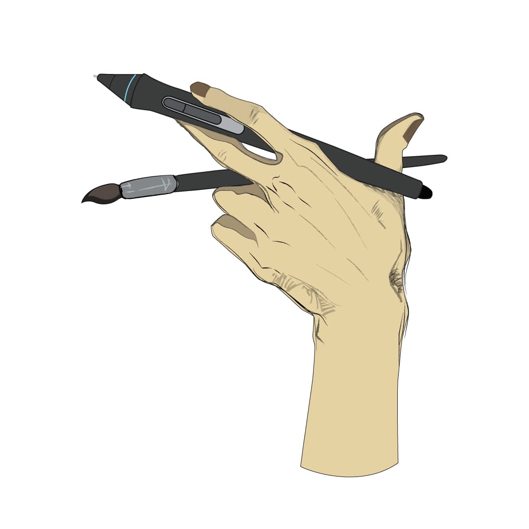 Illustrated character group