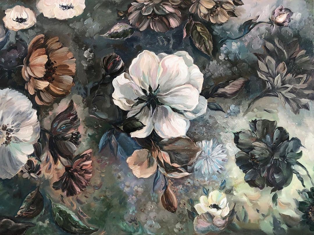 Hero floral painting